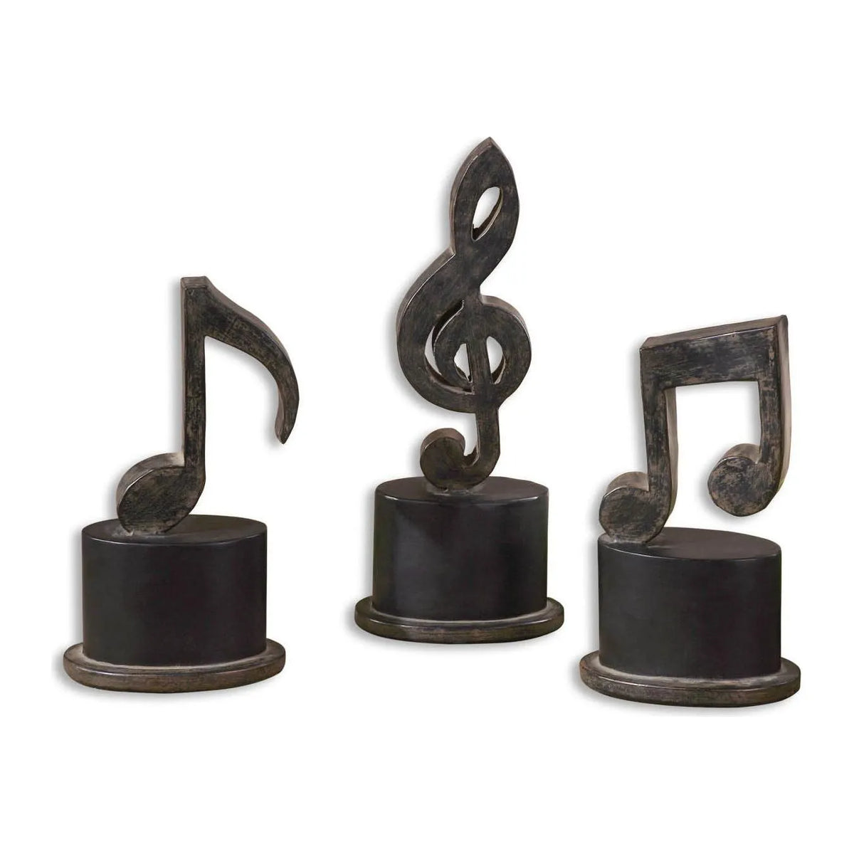 The Uttermost - Music Notes Figurines, Set/3 - 19280 | Montreal Lighting & Hardware