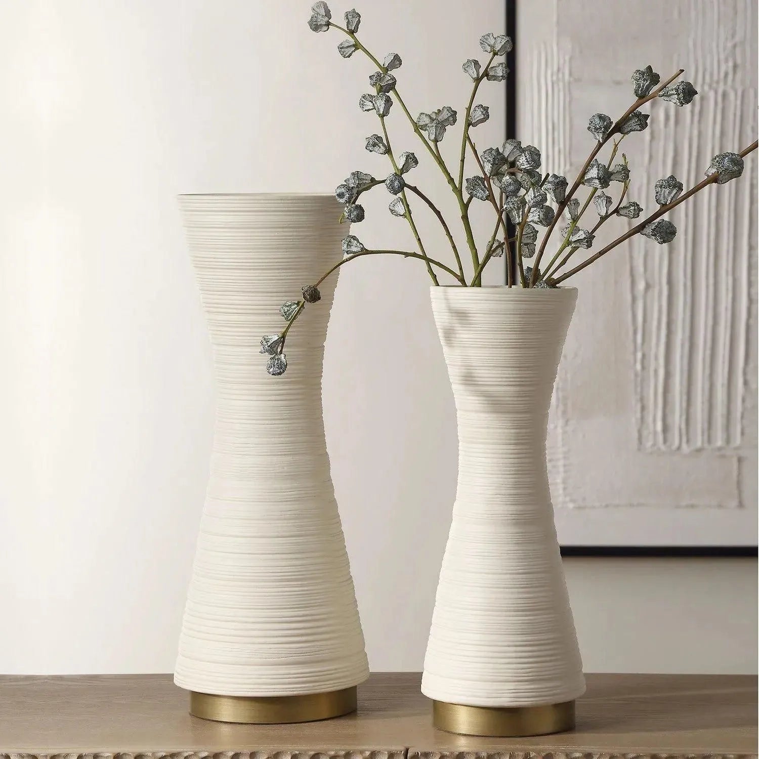 The Uttermost - Ridgeline Vases - Set of 2 - 18142 | Montreal Lighting & Hardware
