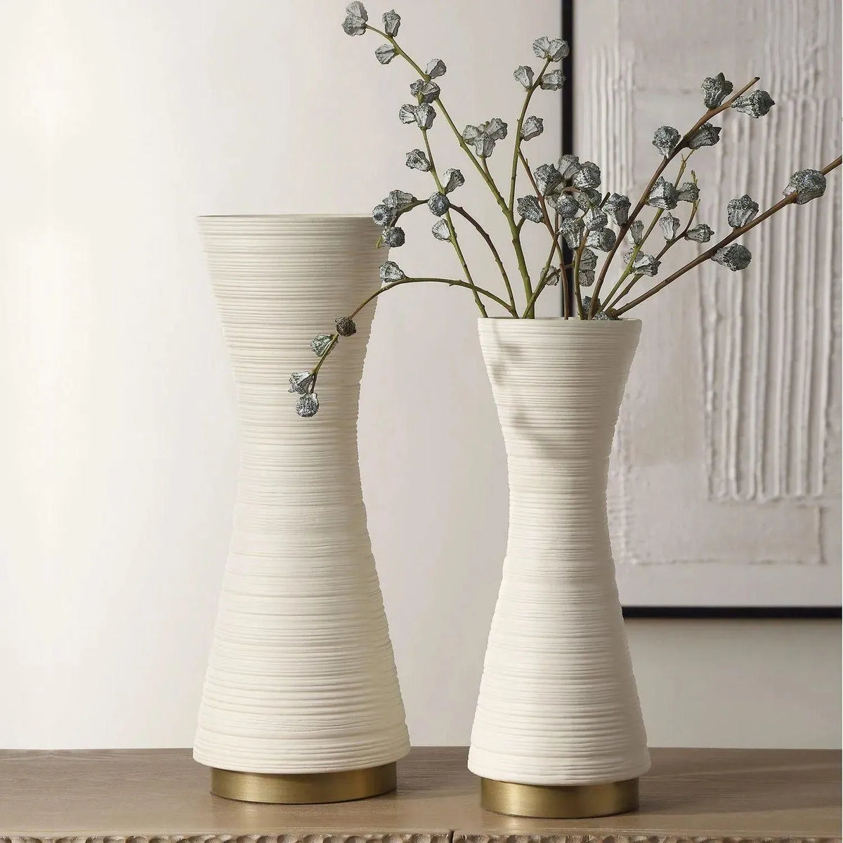 The Uttermost - Ridgeline Vases - Set of 2 - 18142 | Montreal Lighting & Hardware