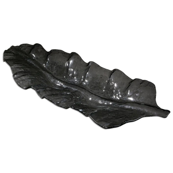 Smoked Leaf Tray
