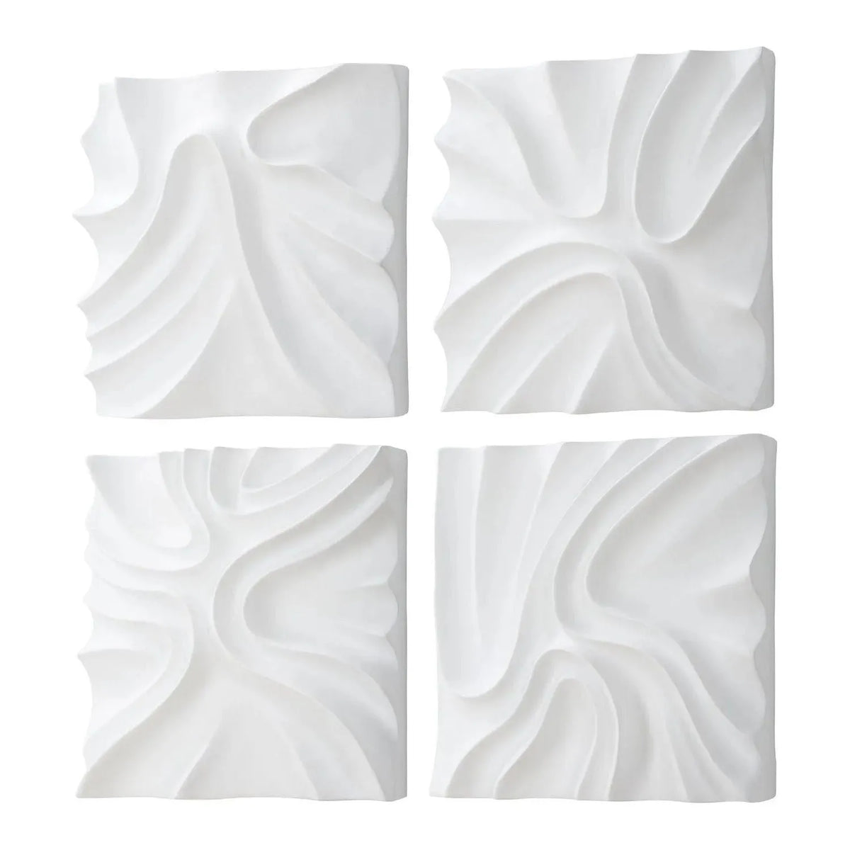 The Uttermost - Snowdrift Wall Decor, S/4 - 04368 | Montreal Lighting & Hardware