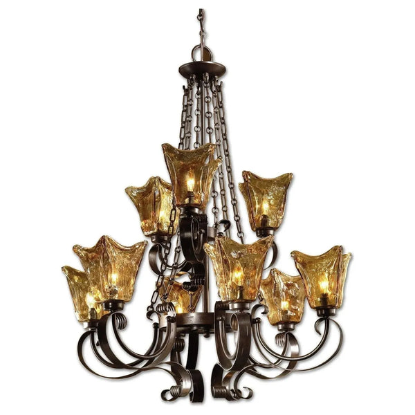 Vetraio 2 Tier Chandelier