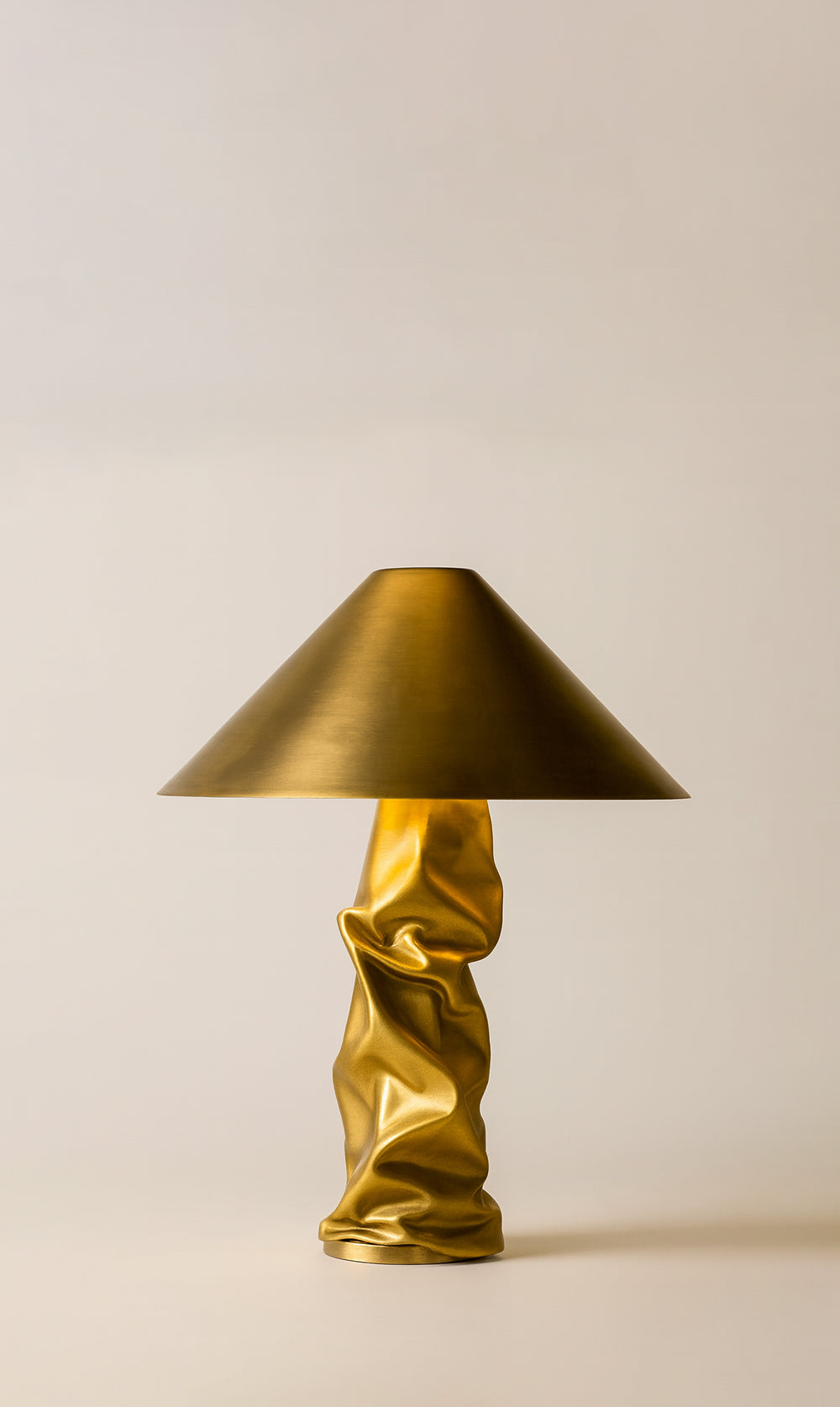 Dounia Home - DH-THECRUTAB-AB - The Crush Table Lamp - Antique Brass