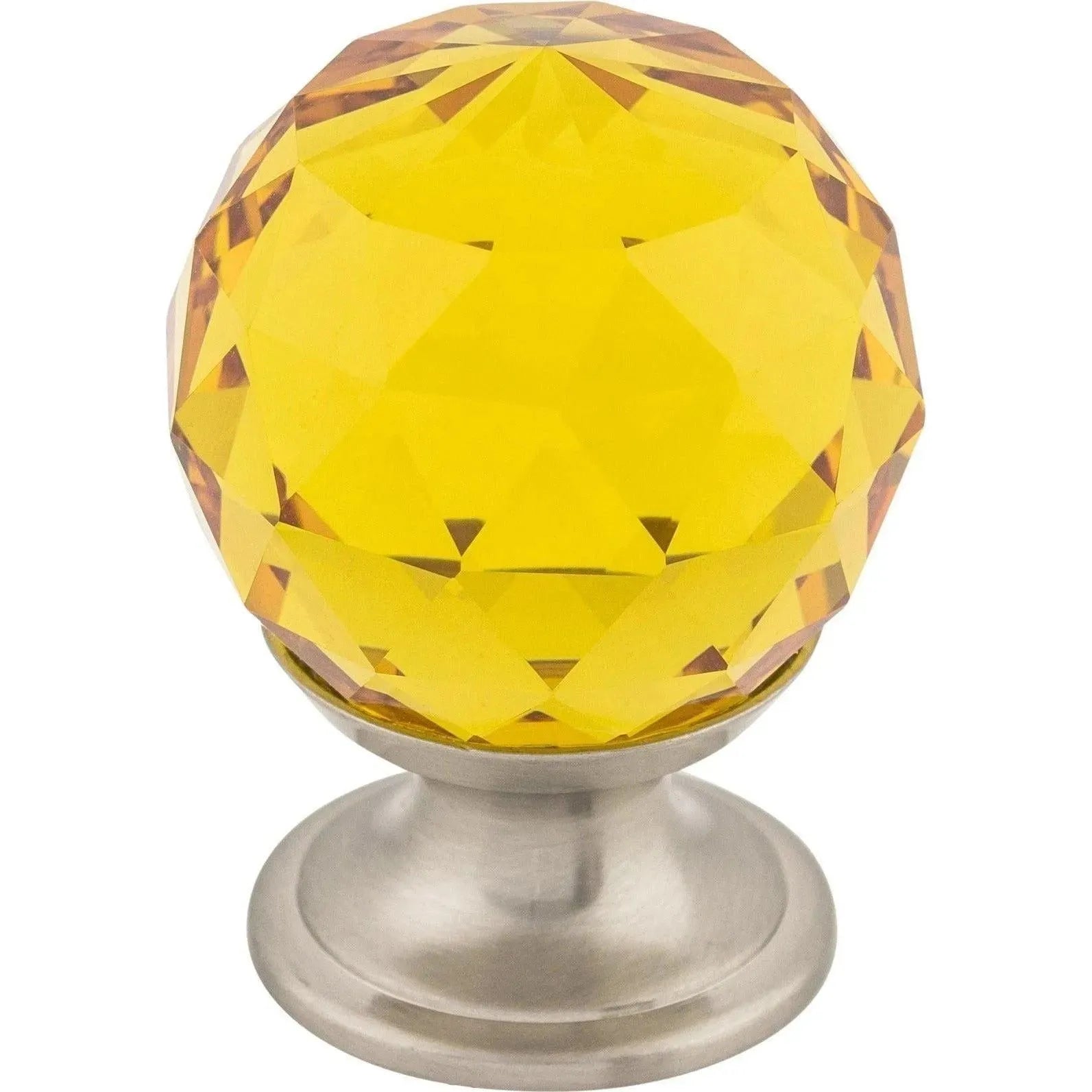 Top Knobs - Amber Crystal Knob - TK111BSN | Montreal Lighting & Hardware