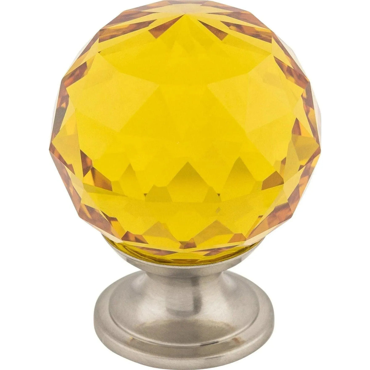 Top Knobs - Amber Crystal Knob - TK112BSN | Montreal Lighting & Hardware