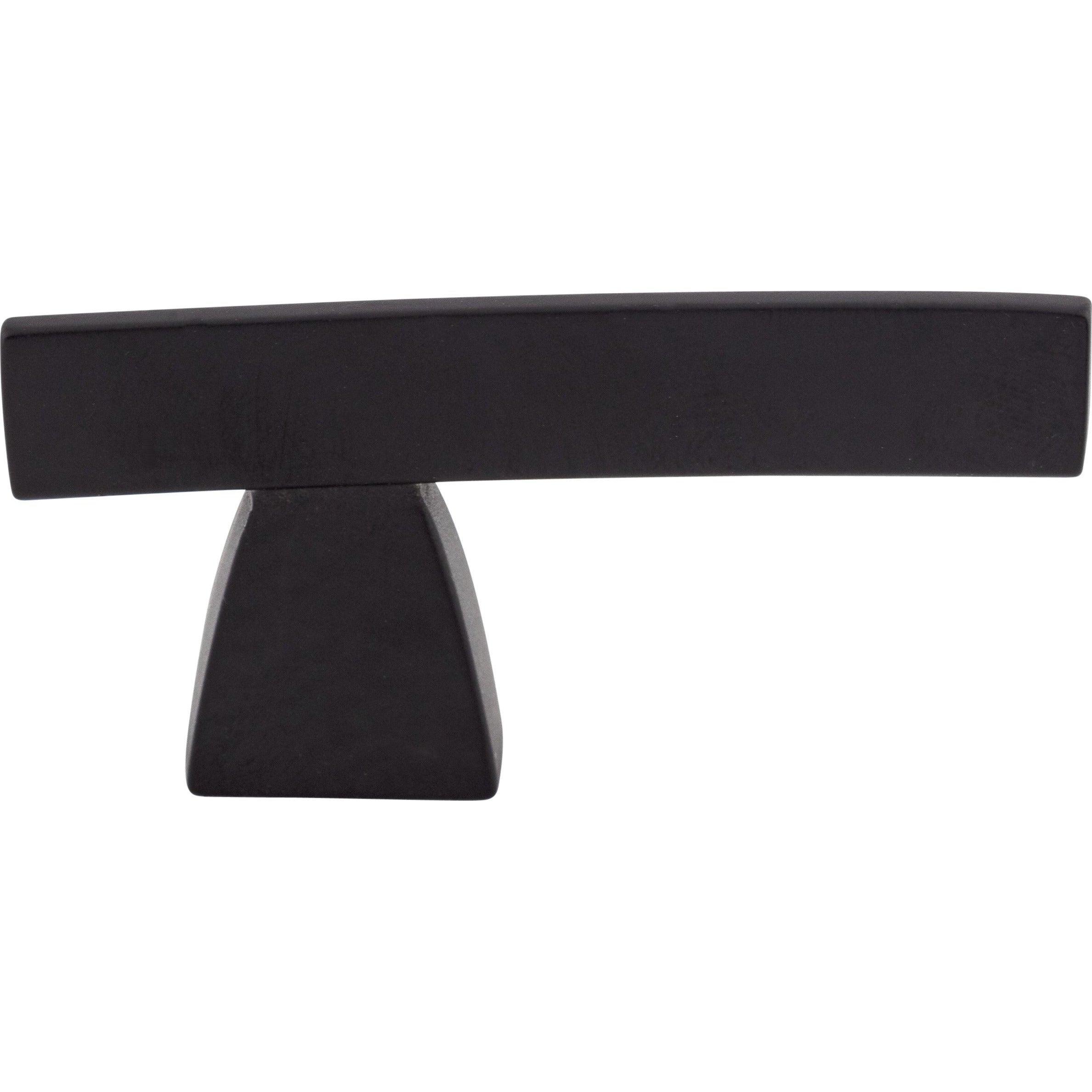 Top Knobs - Arched Knob/Pull - TK2BLK | Montreal Lighting & Hardware