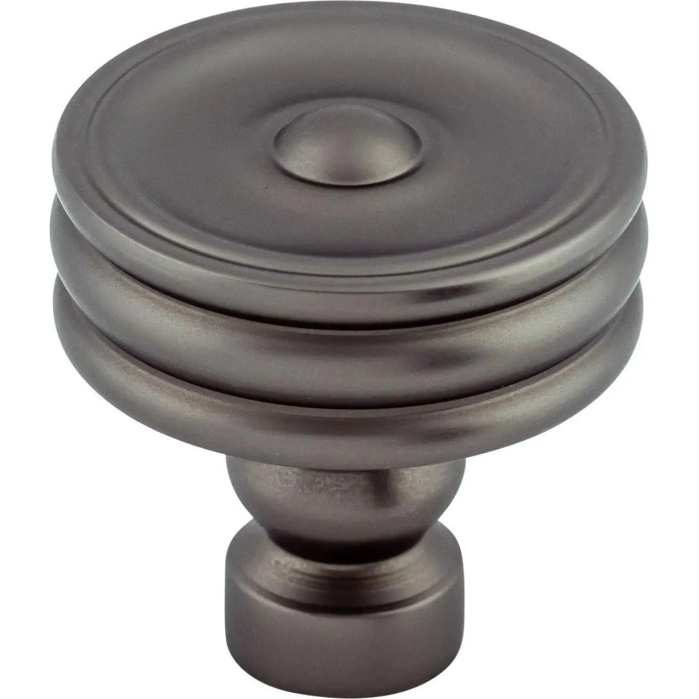 Top Knobs - Brixton Ridged Knob - TK881AG | Montreal Lighting & Hardware