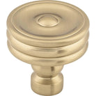 Top Knobs - Brixton Ridged Knob - TK881HB | Montreal Lighting & Hardware