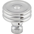 Top Knobs - Brixton Ridged Knob - TK881PC | Montreal Lighting & Hardware