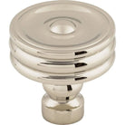 Top Knobs - Brixton Ridged Knob - TK881PN | Montreal Lighting & Hardware