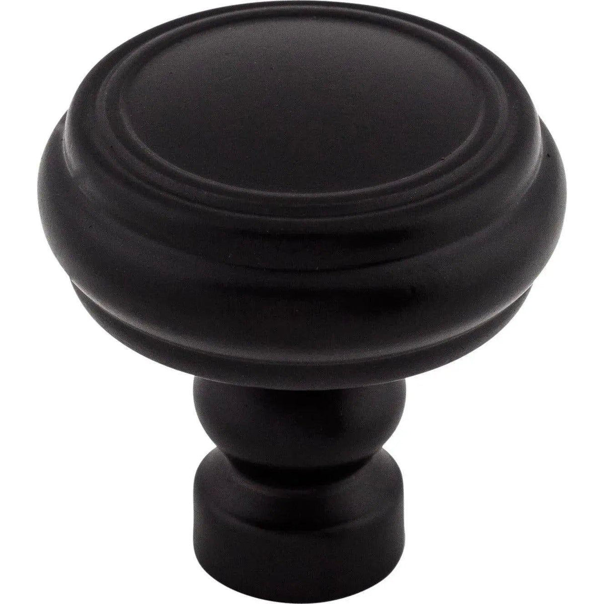 Top Knobs - Brixton Rimmed Knob - TK880BLK | Montreal Lighting & Hardware