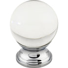 Top Knobs - Clarity Clear Glass Knob - TK841PC | Montreal Lighting & Hardware