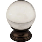 Top Knobs - Clarity Clear Glass Knob - TK842ORB | Montreal Lighting & Hardware