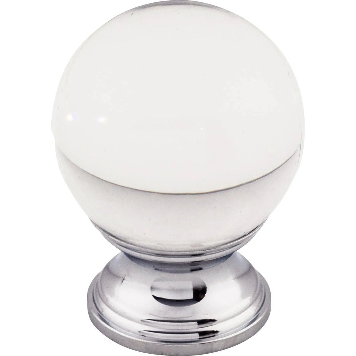 Top Knobs - Clarity Clear Glass Knob - TK842PC | Montreal Lighting & Hardware