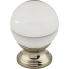 Top Knobs - Clarity Clear Glass Knob - TK842PN | Montreal Lighting & Hardware