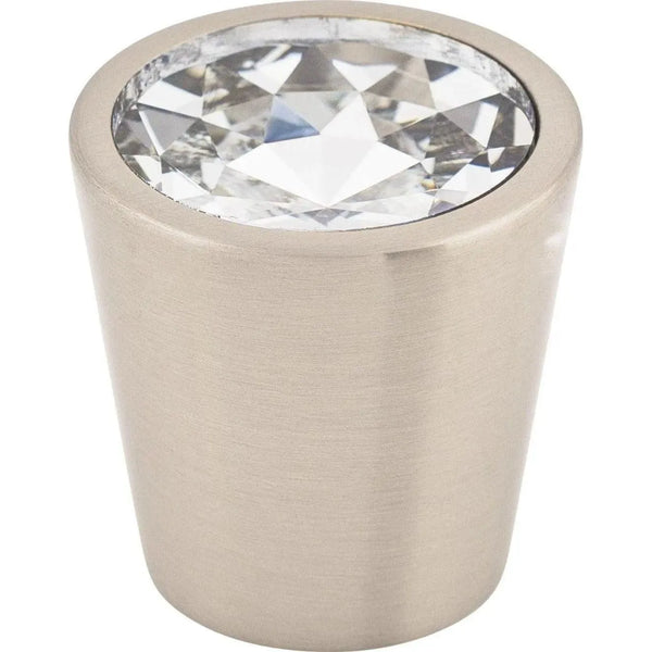 Clear Crystal Center Knob