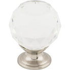 Top Knobs - Clear Crystal Knob - TK126BSN | Montreal Lighting & Hardware