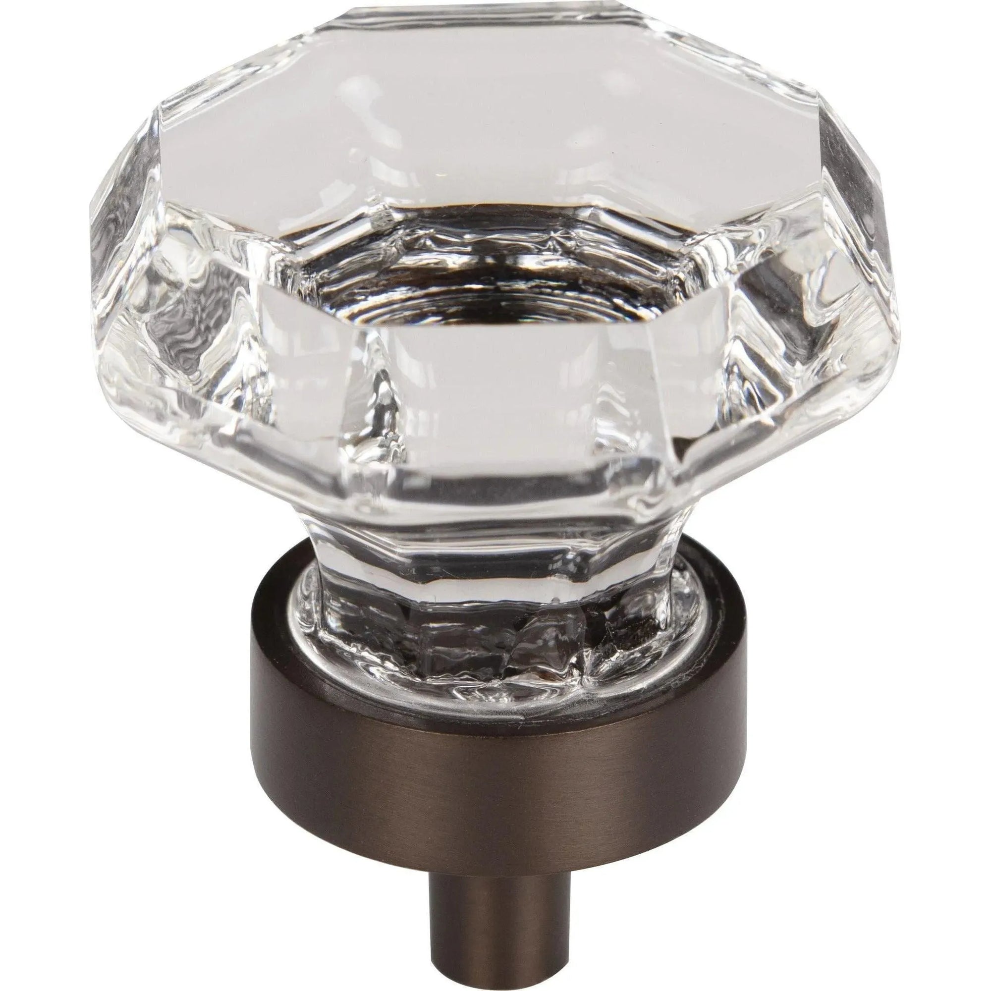 Top Knobs - Clear Octagon Crystal Knob - TK128BSN | Montreal Lighting & Hardware