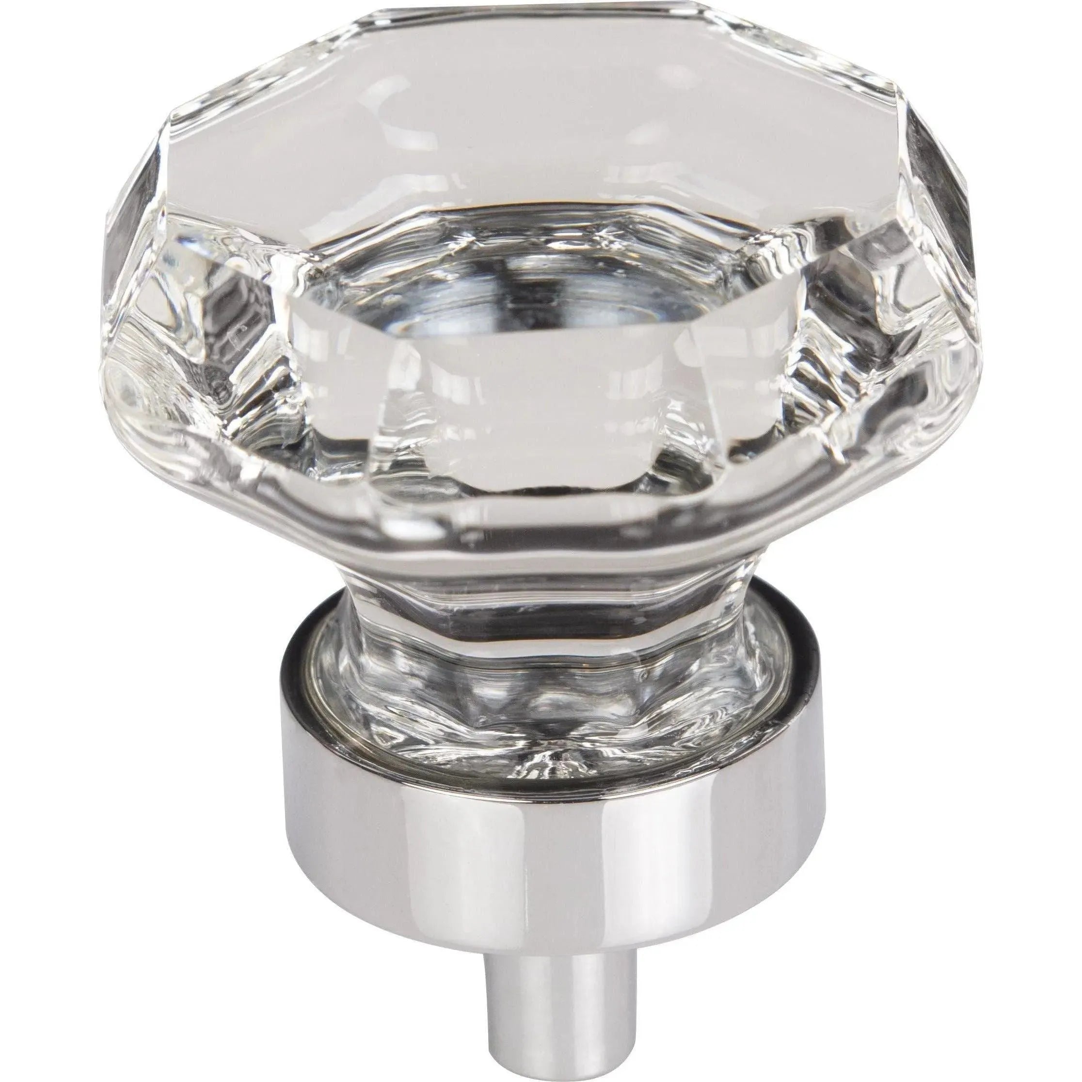 Top Knobs - Clear Octagon Crystal Knob - TK128PC | Montreal Lighting & Hardware