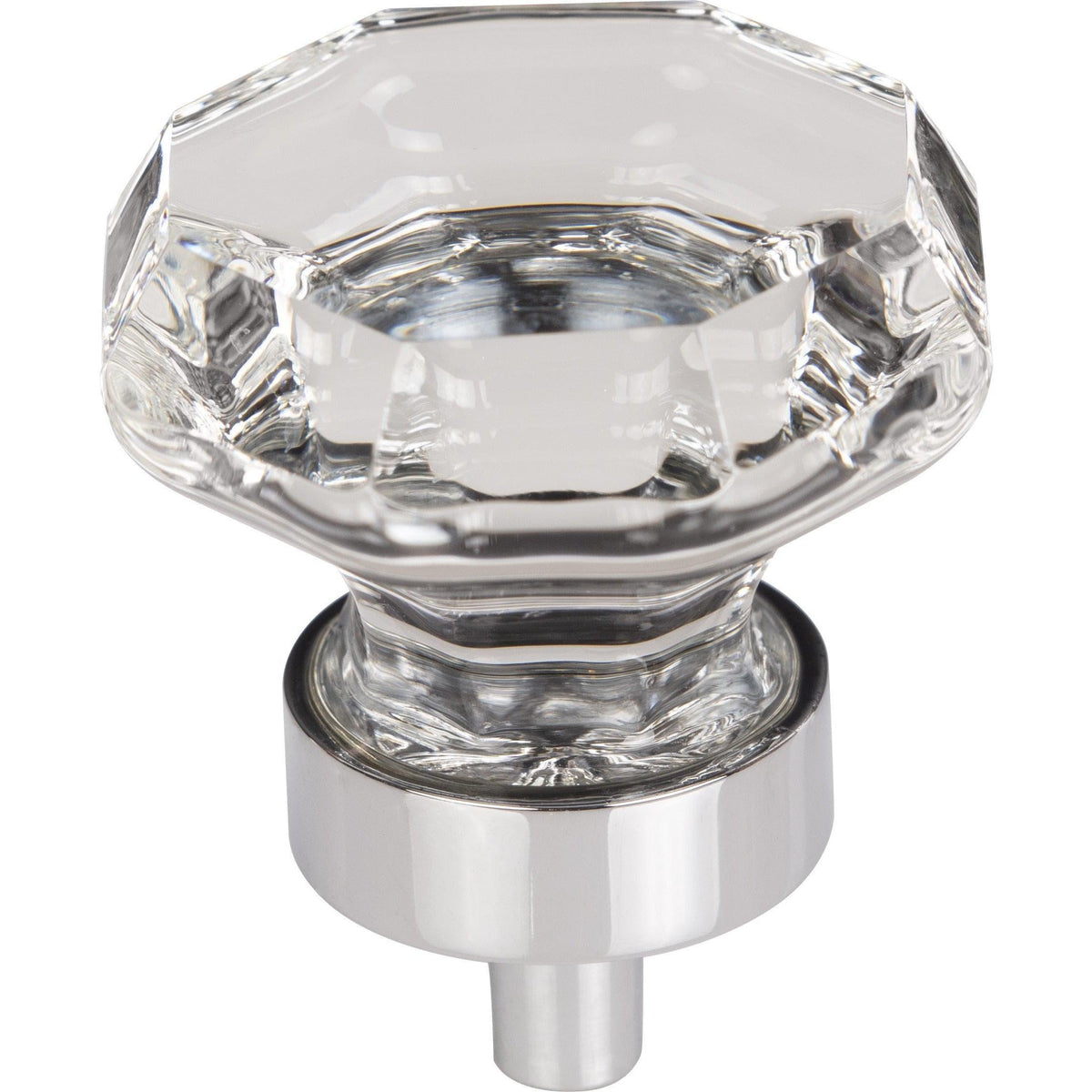 Top Knobs - Clear Octagon Crystal Knob - TK128PC | Montreal Lighting & Hardware