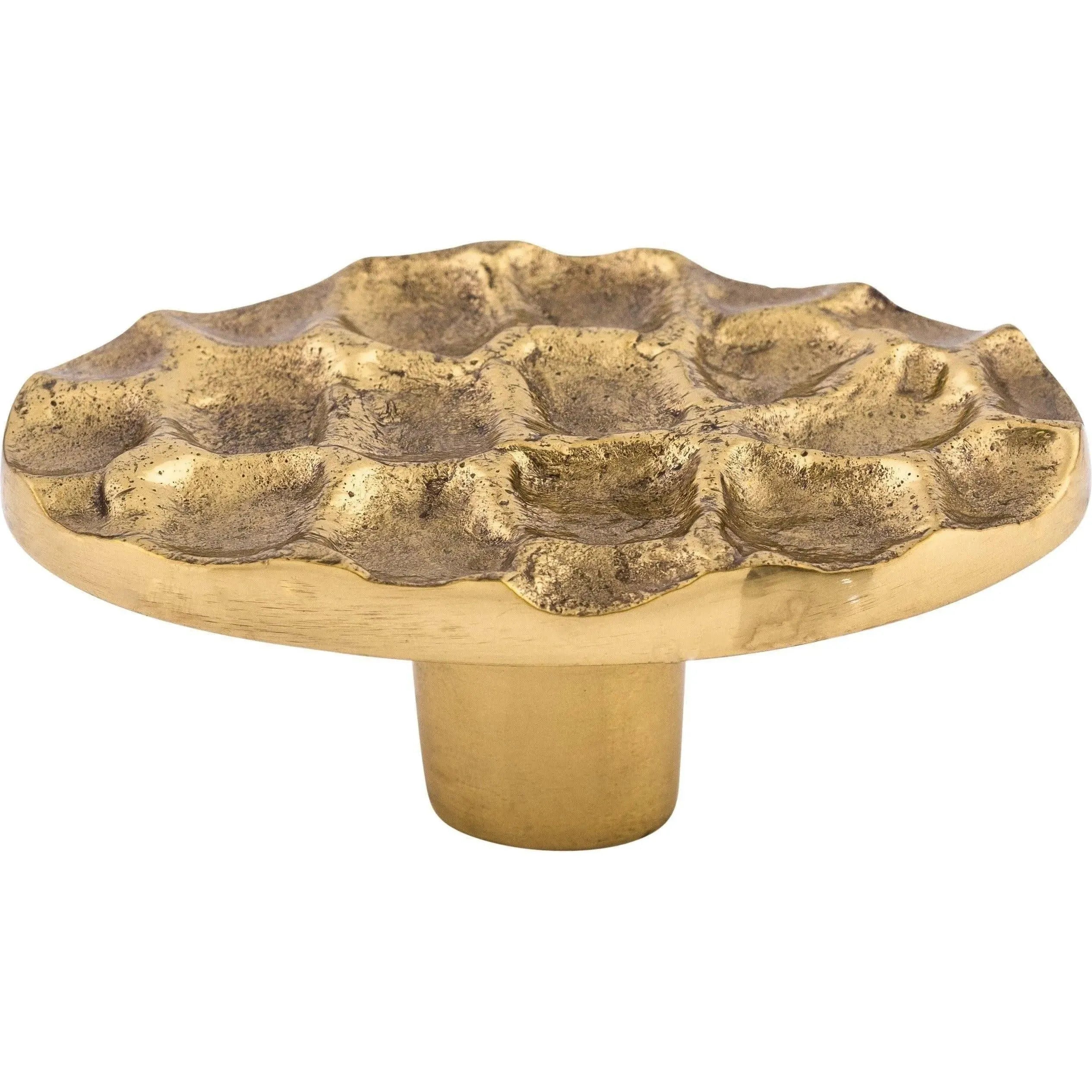 Top Knobs - Cobblestone Oval Knob - TK299BR | Montreal Lighting & Hardware