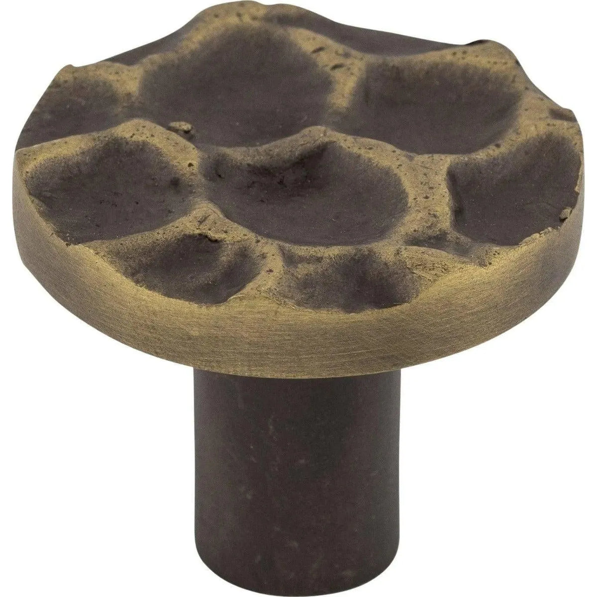Top Knobs - Cobblestone Round Knob - TK296BA | Montreal Lighting & Hardware