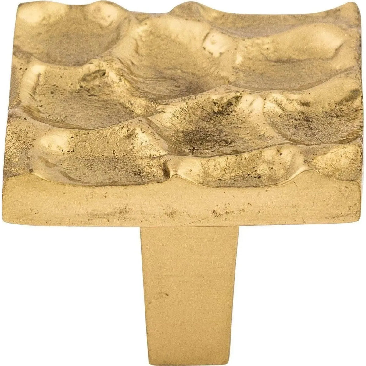 Top Knobs - Cobblestone Square Knob - TK301BR | Montreal Lighting & Hardware