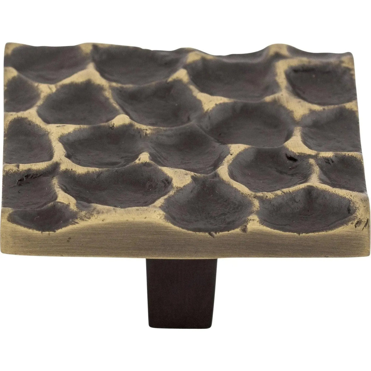 Top Knobs - Cobblestone Square Knob - TK302BA | Montreal Lighting & Hardware