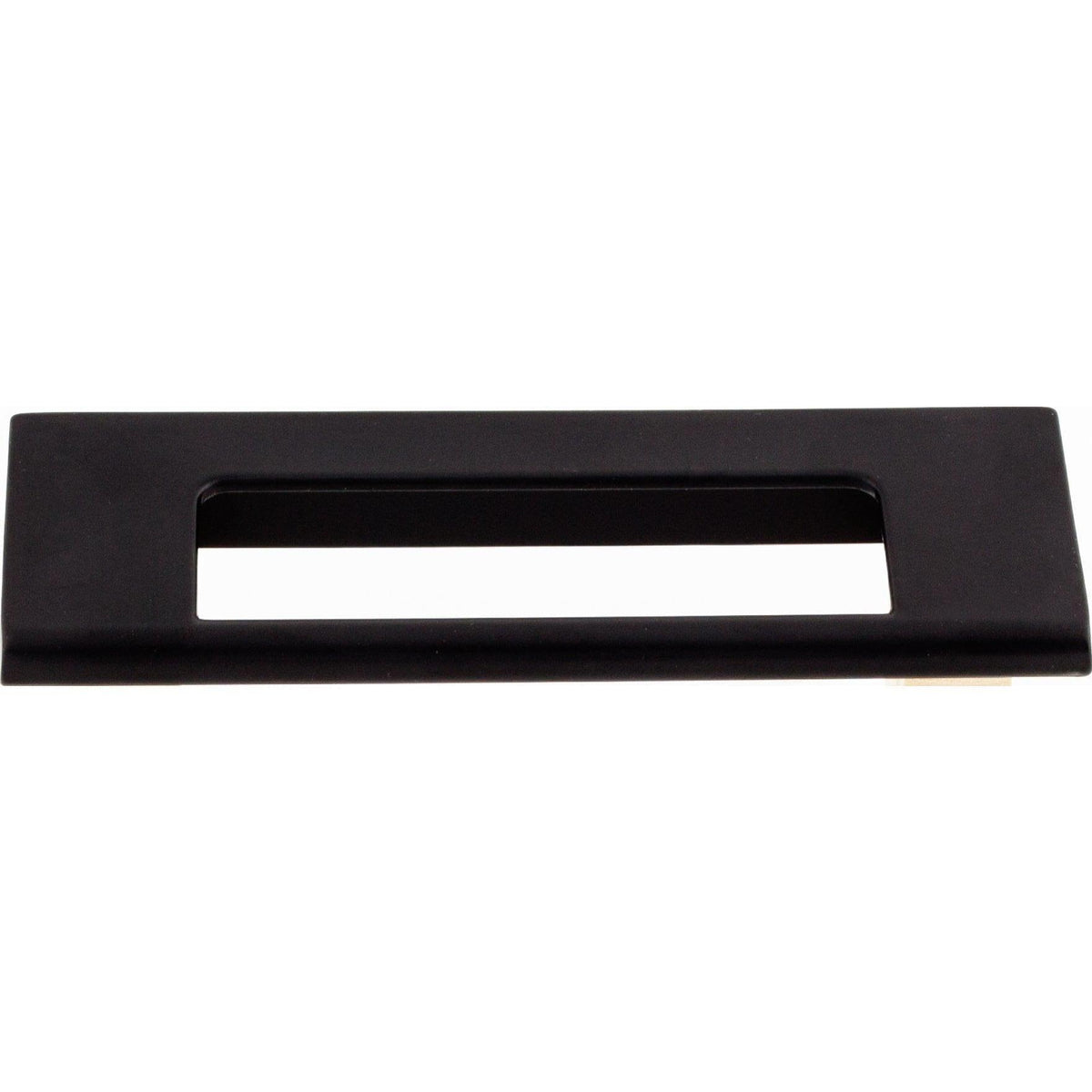 Top Knobs - Europa Cut Out Tab Pull - TK520BLK | Montreal Lighting & Hardware