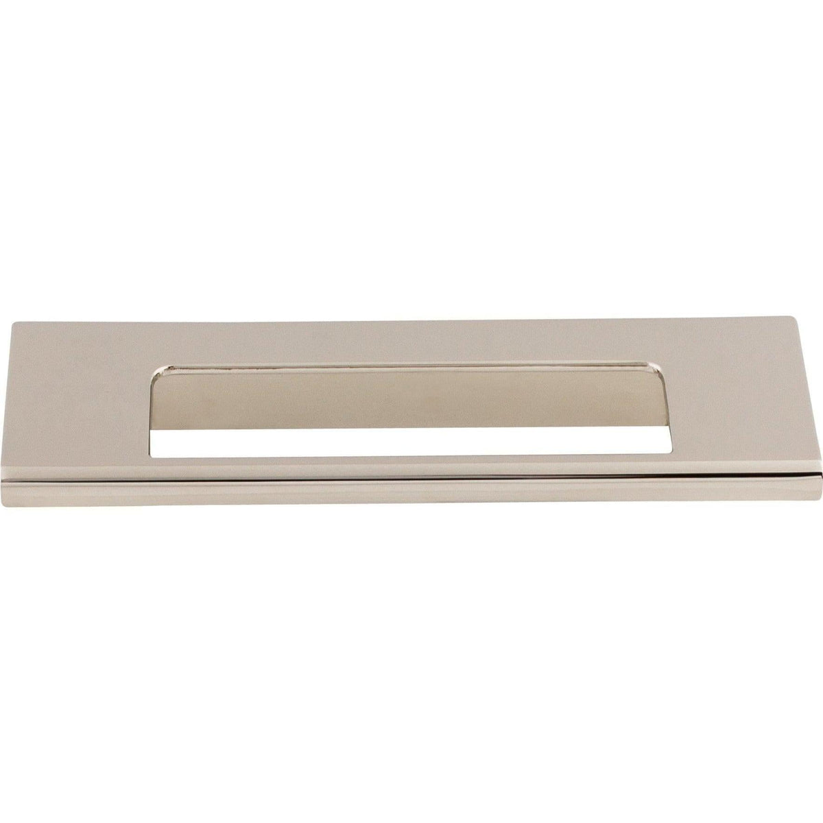 Top Knobs - Europa Cut Out Tab Pull - TK520PN | Montreal Lighting & Hardware
