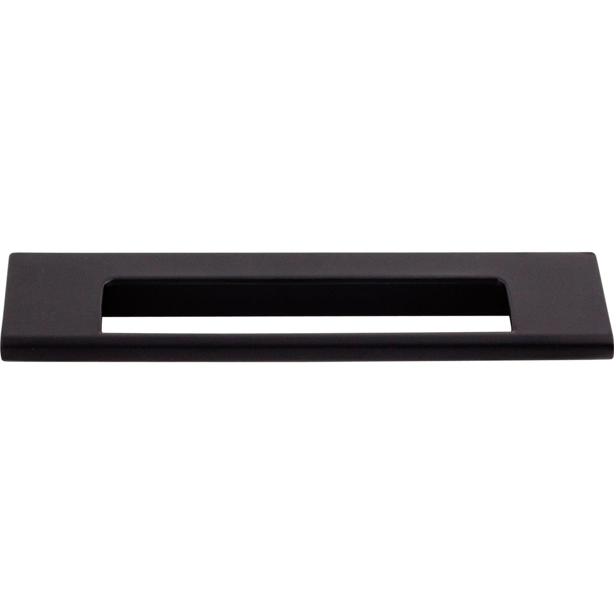 Top Knobs - Europa Cut Out Tab Pull - TK521BLK | Montreal Lighting & Hardware