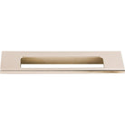 Top Knobs - Europa Cut Out Tab Pull - TK521PN | Montreal Lighting & Hardware