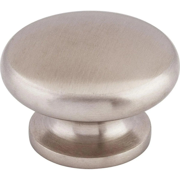 Bouton rond plat