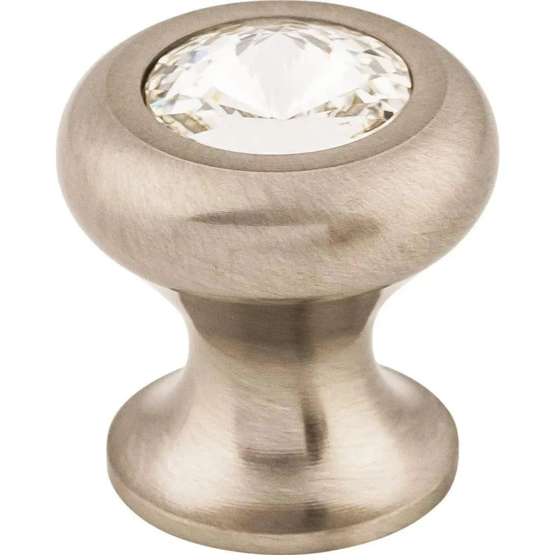Top Knobs - Hayley Crystal Knob Clear - TK845BSN | Montreal Lighting & Hardware