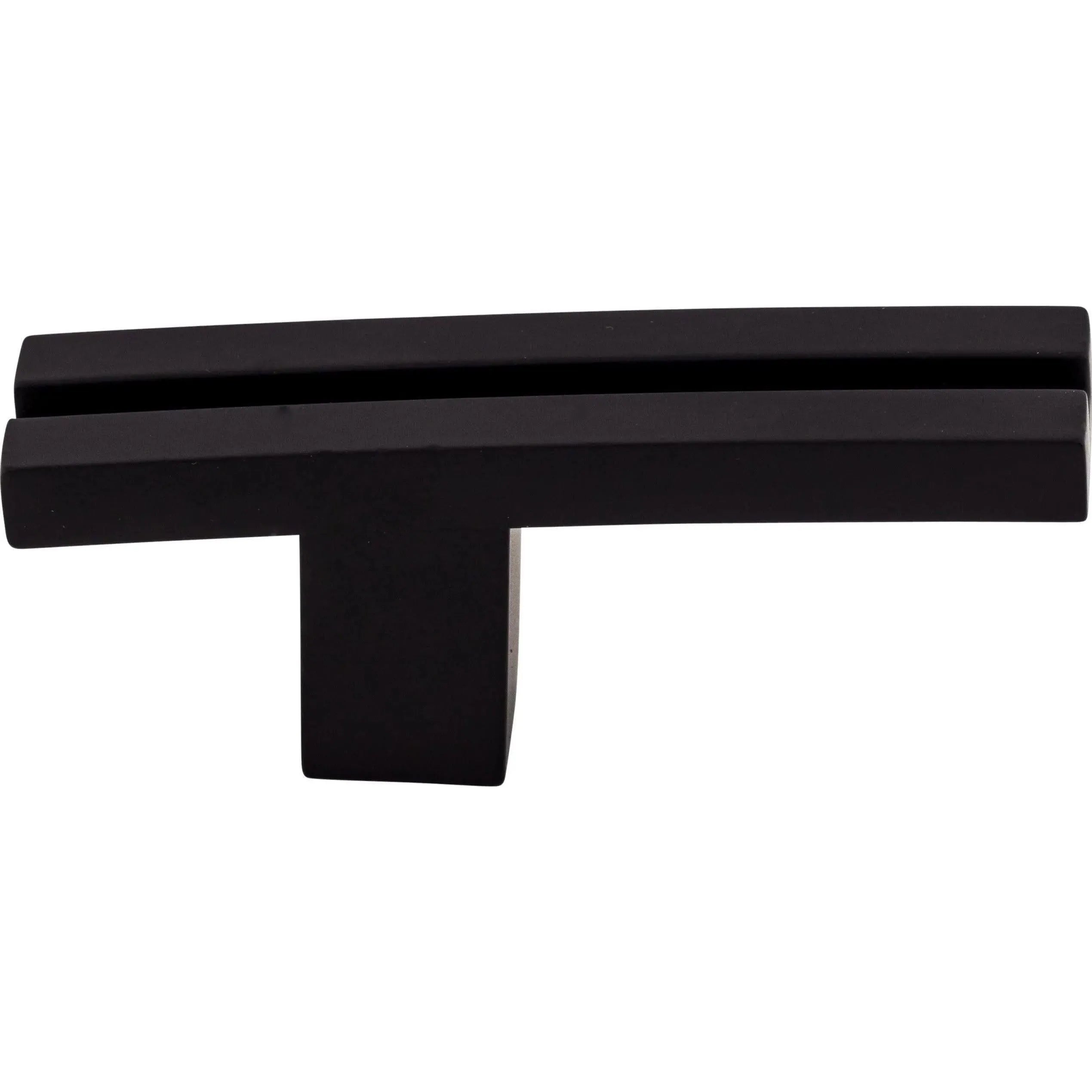 Top Knobs - Inset Rail Knob - TK82BLK | Montreal Lighting & Hardware