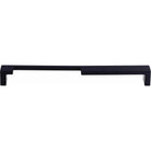 Top Knobs - Modern Metro Notch Pull A - TK258BLK | Montreal Lighting & Hardware