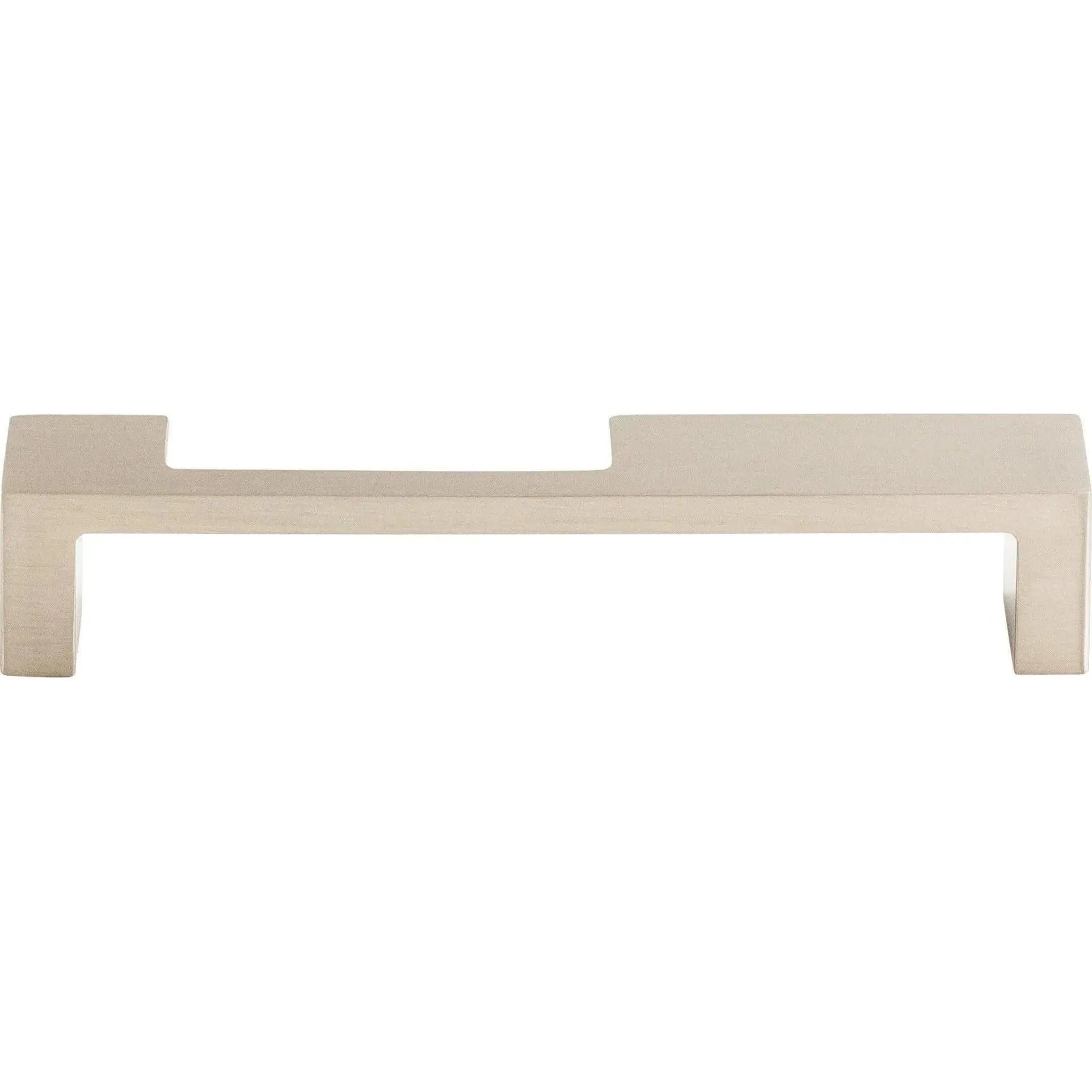 Top Knobs - Modern Metro Notch Pull B - TK259BLK | Montreal Lighting & Hardware