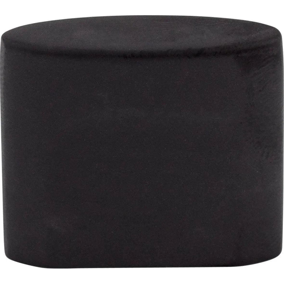 Top Knobs - Oval Slot Knob - TK73BLK | Montreal Lighting & Hardware