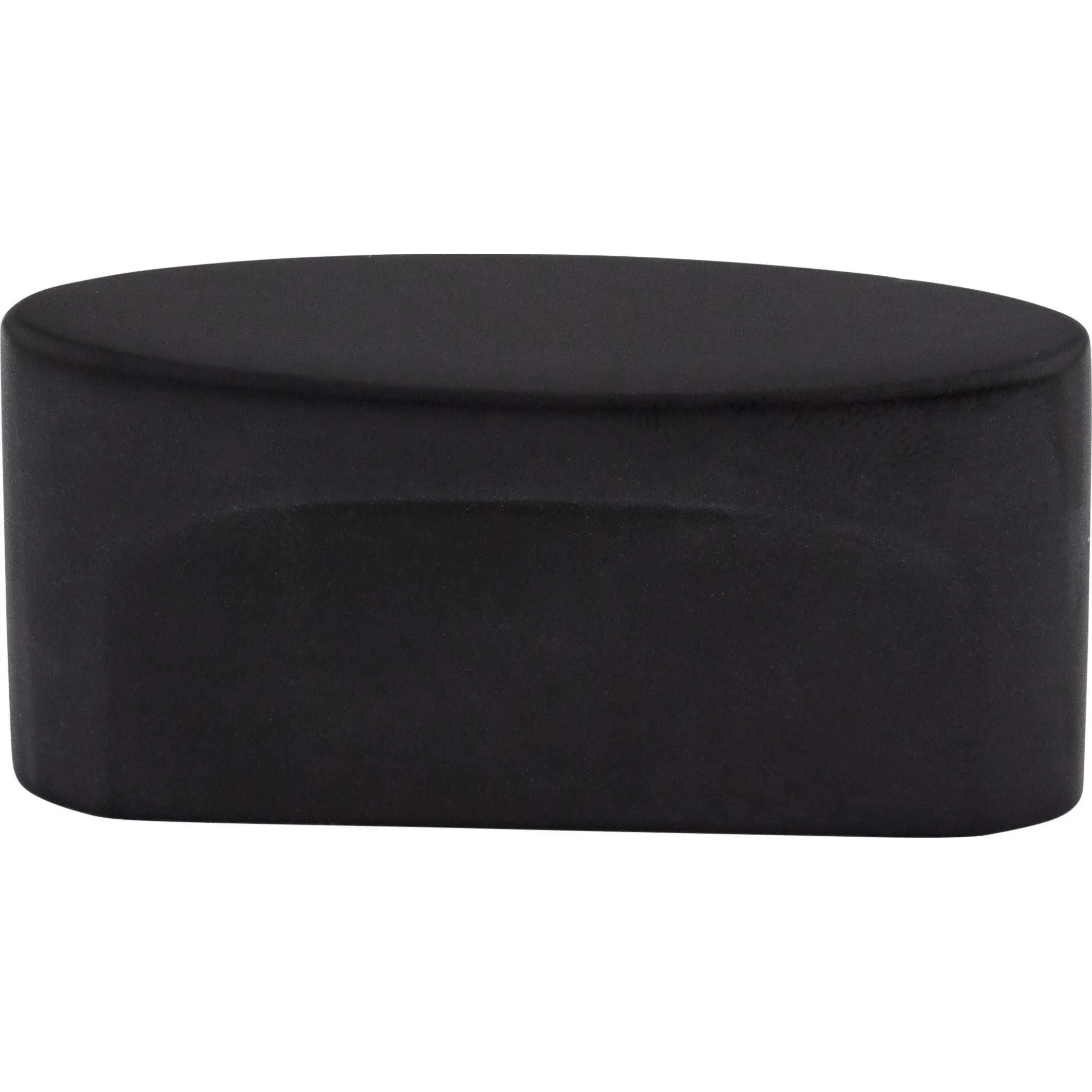 Top Knobs - Oval Slot Knob - TK74BLK | Montreal Lighting & Hardware