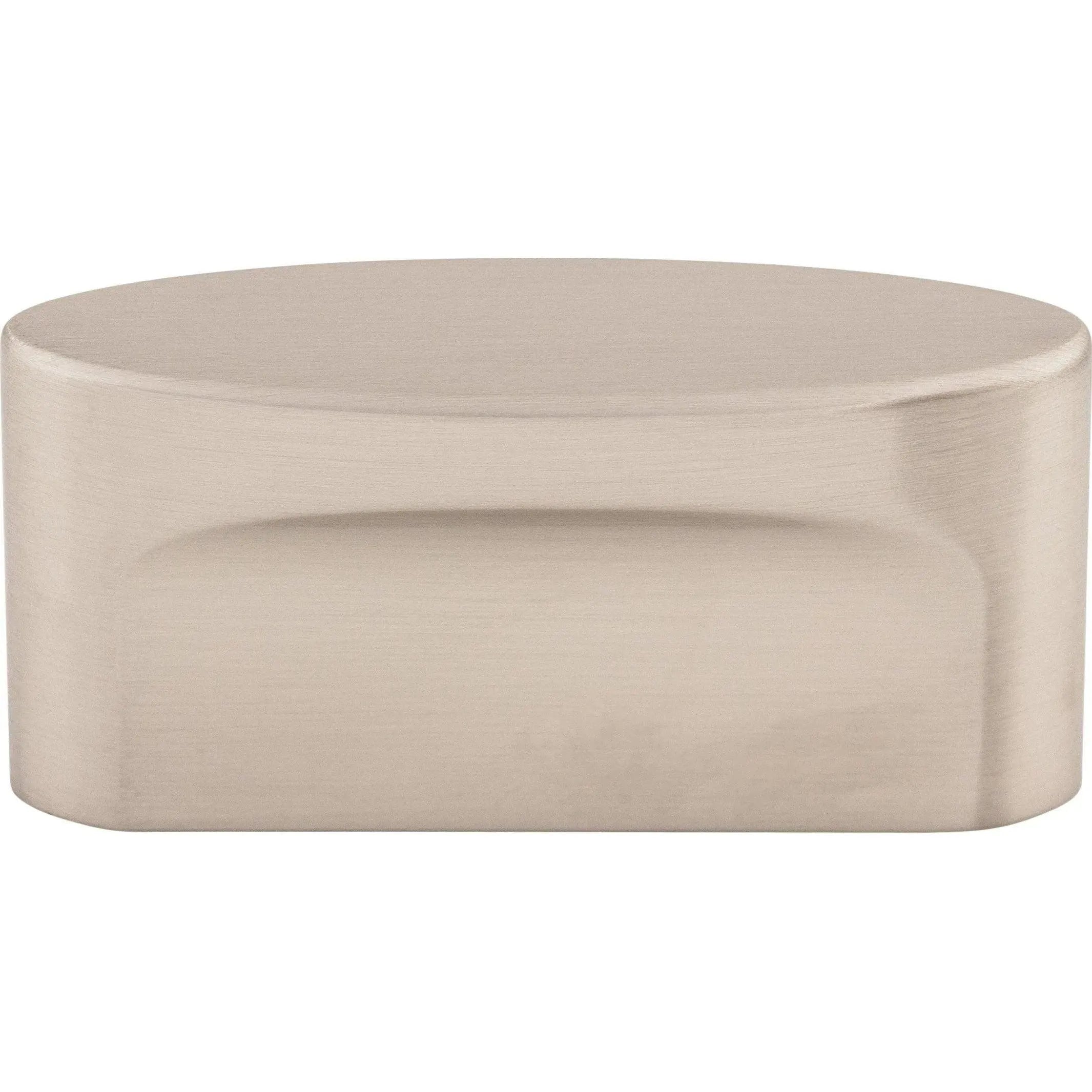 Top Knobs - Oval Slot Knob - TK74BSN | Montreal Lighting & Hardware