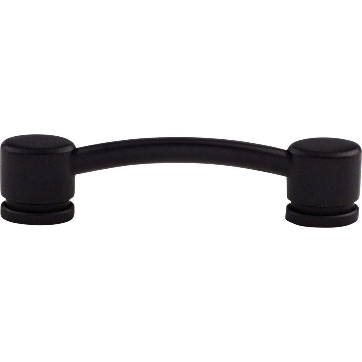 Top Knobs - Oval Thin Pull - TK63BLK | Montreal Lighting & Hardware