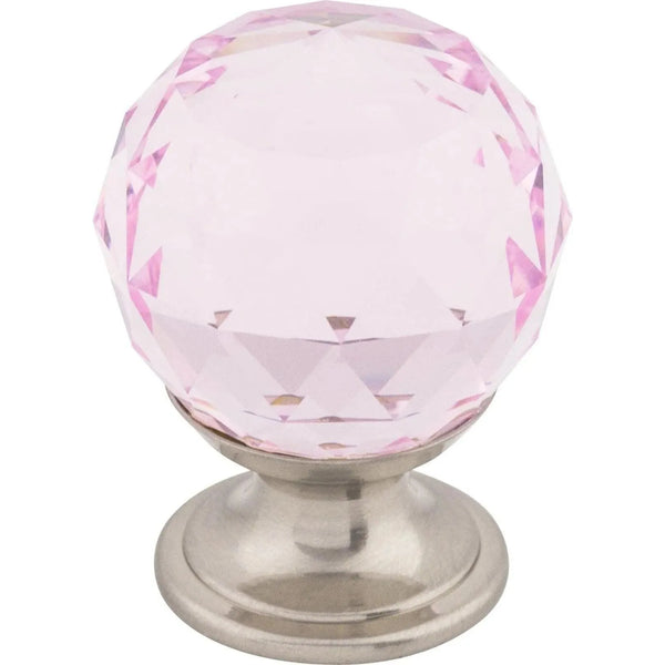 Pink Crystal Knob
