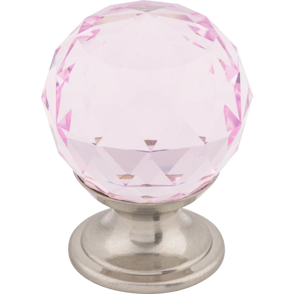 Top Knobs - Pink Crystal Knob - TK117BSN | Montreal Lighting & Hardware