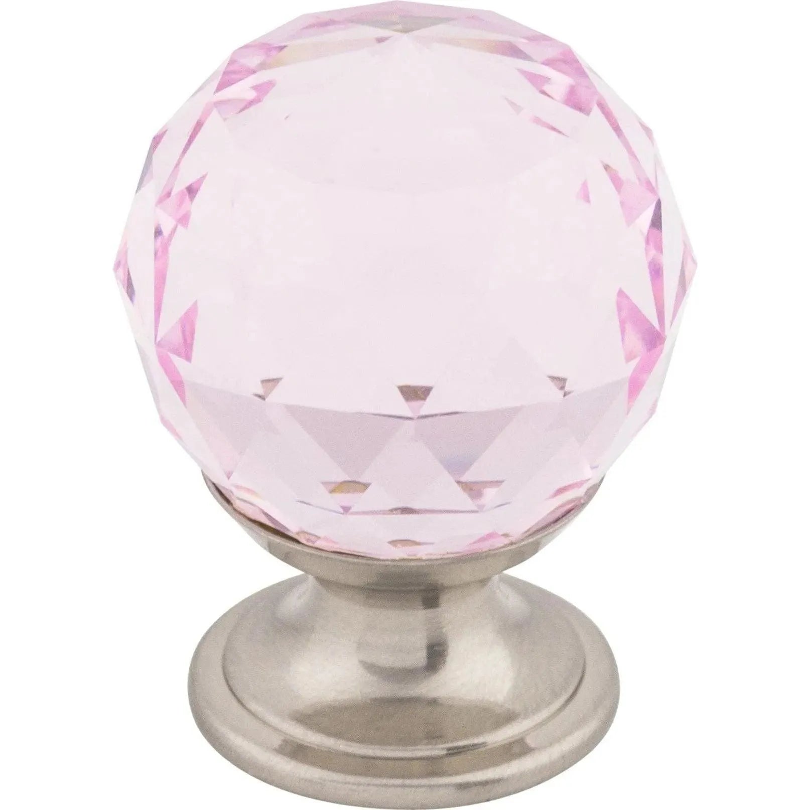 Top Knobs - Pink Crystal Knob - TK117BSN | Montreal Lighting & Hardware
