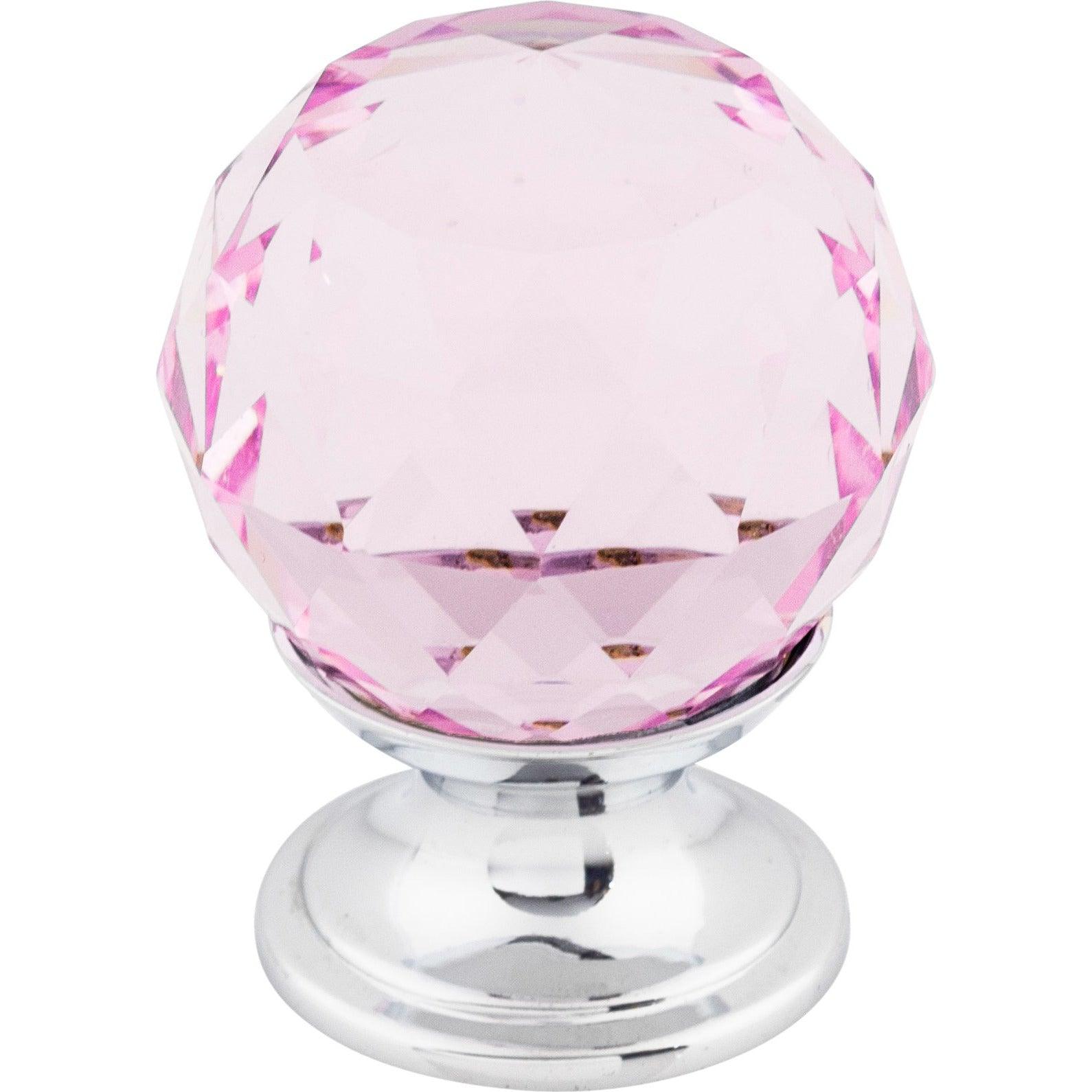 Top Knobs - Pink Crystal Knob - TK117PC | Montreal Lighting & Hardware