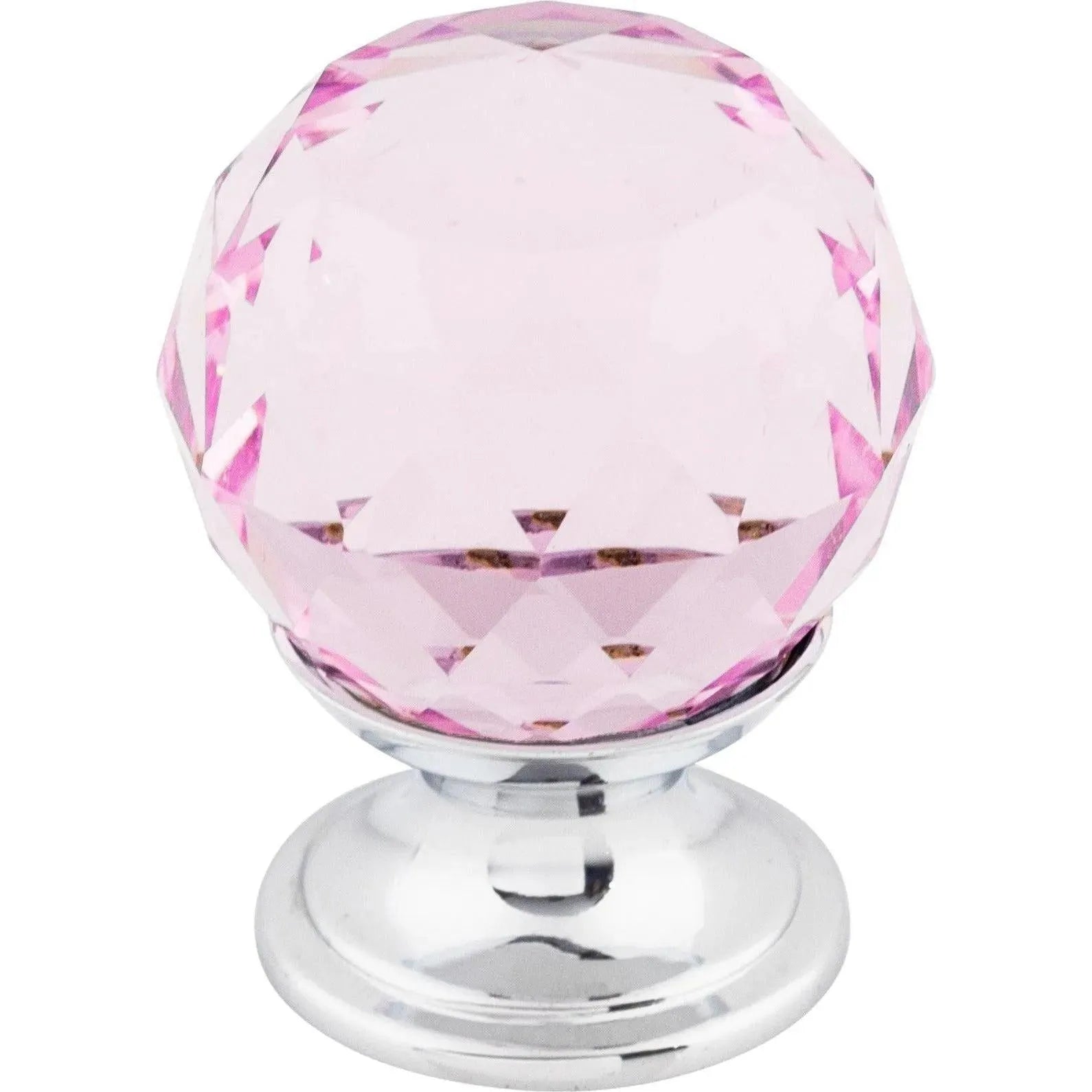 Top Knobs - Pink Crystal Knob - TK117BSN | Montreal Lighting & Hardware