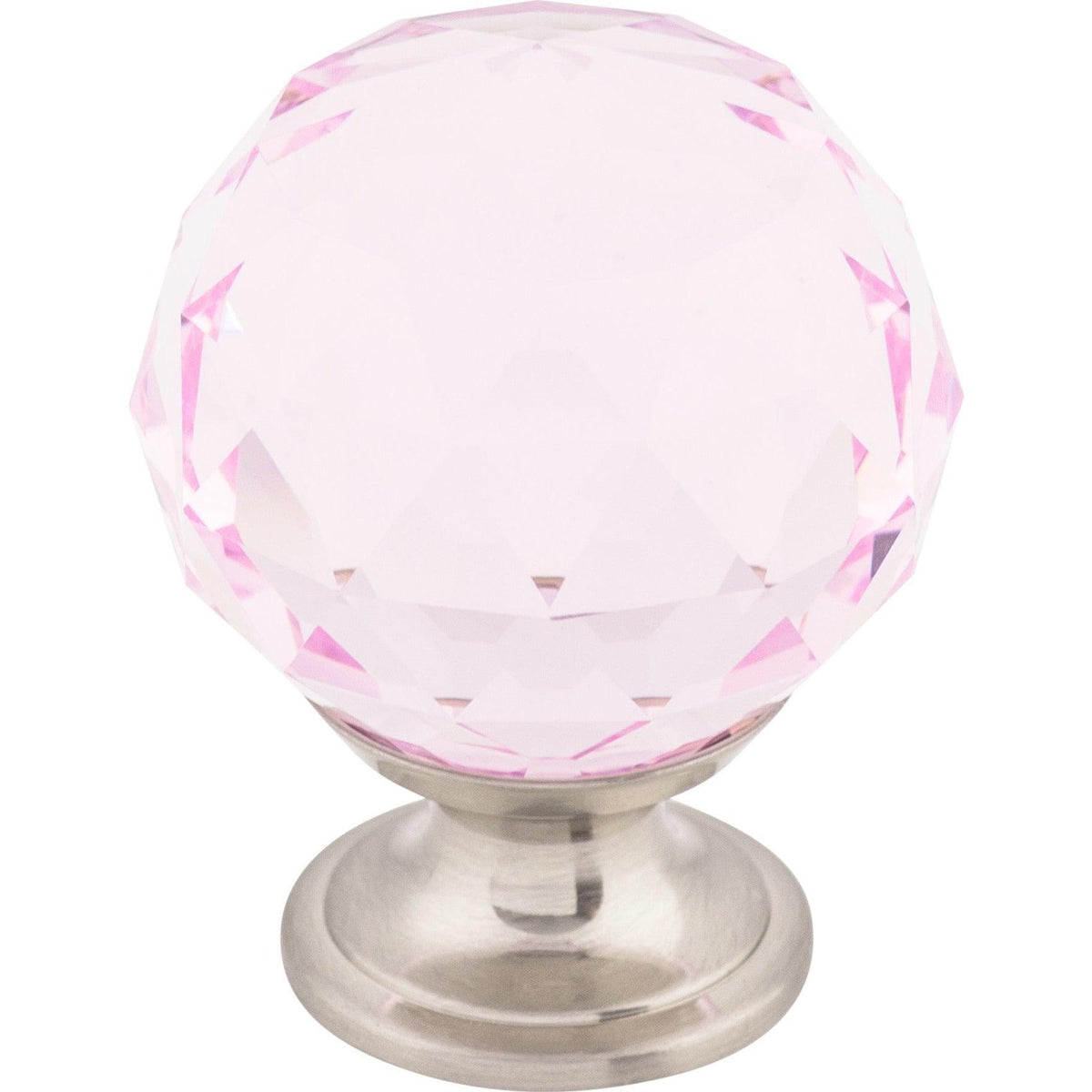 Top Knobs - Pink Crystal Knob - TK118BSN | Montreal Lighting & Hardware