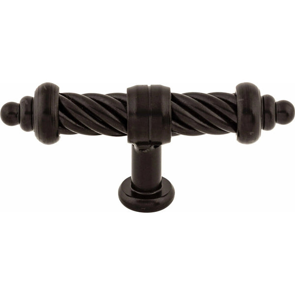 Bouton torsadé en forme de T