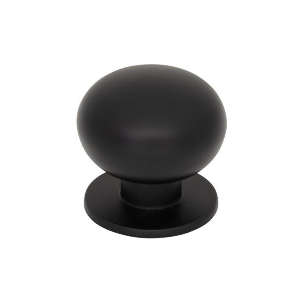 Top Knobs - TK3330BLK - Lambert Knob - Brockwell - Flat Black