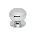 Top Knobs - TK3330PC - Lambert Knob - Brockwell - Polished Chrome